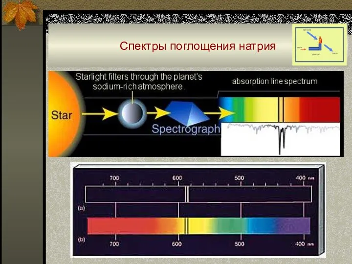 Спектры поглощения натрия