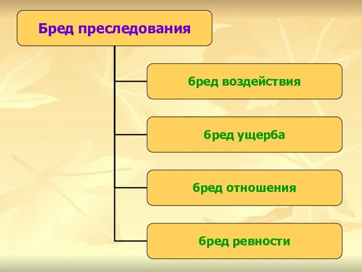 Бред преследования