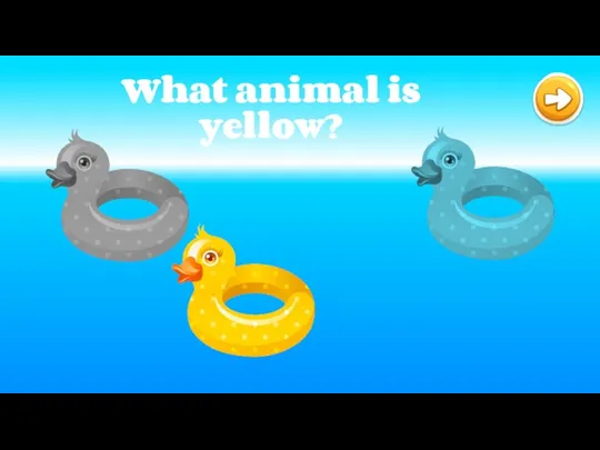 What animal is yellow?