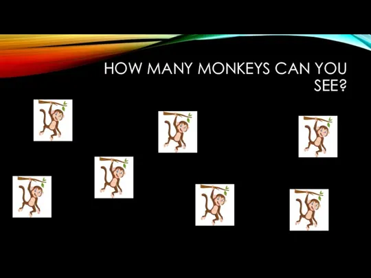 HOW MANY MONKEYS CAN YOU SEE?