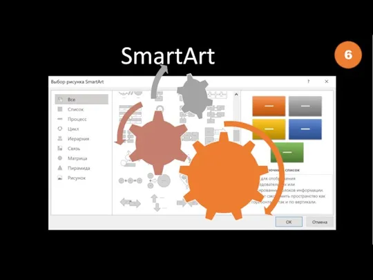 6 SmartArt