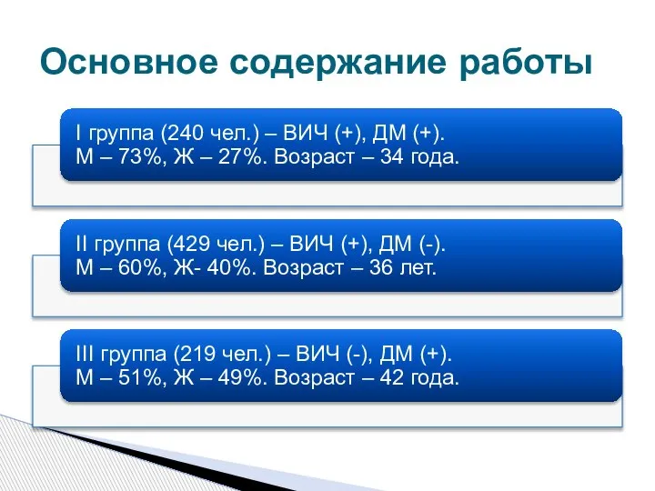 Основное содержание работы