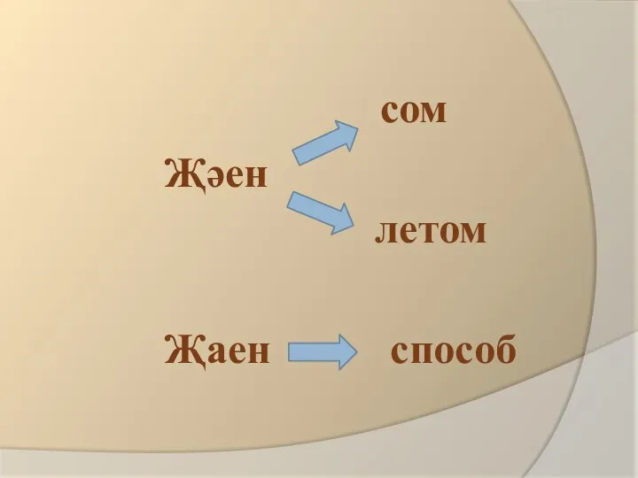 Җәен сом летом Җаен способ