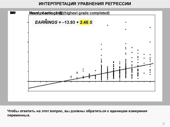 9 Чтобы ответить на этот вопрос, вы должны обратиться к единицам измерения