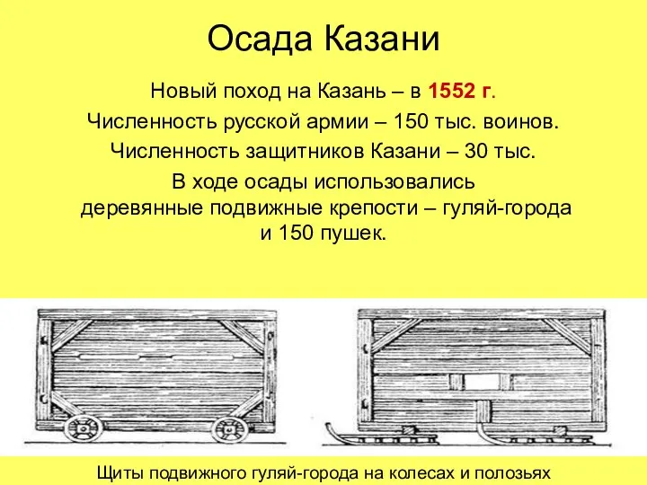 Осада Казани Новый поход на Казань – в 1552 г. Численность русской