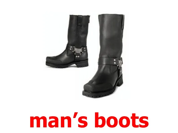 man’s boots