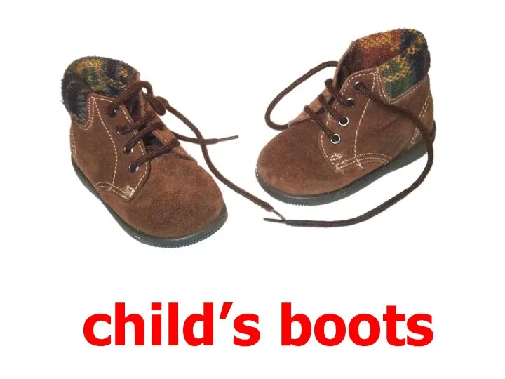 child’s boots