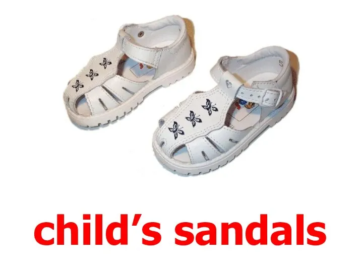 child’s sandals