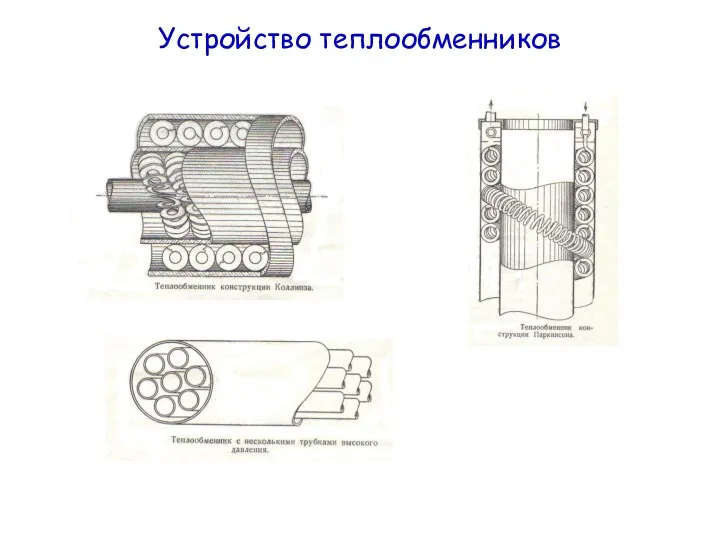 Устройство теплообменников