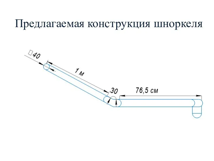 Предлагаемая конструкция шноркеля