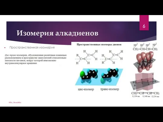 Изомерия алкадиенов Пространственная изомерия ViTa_Chem&Bio