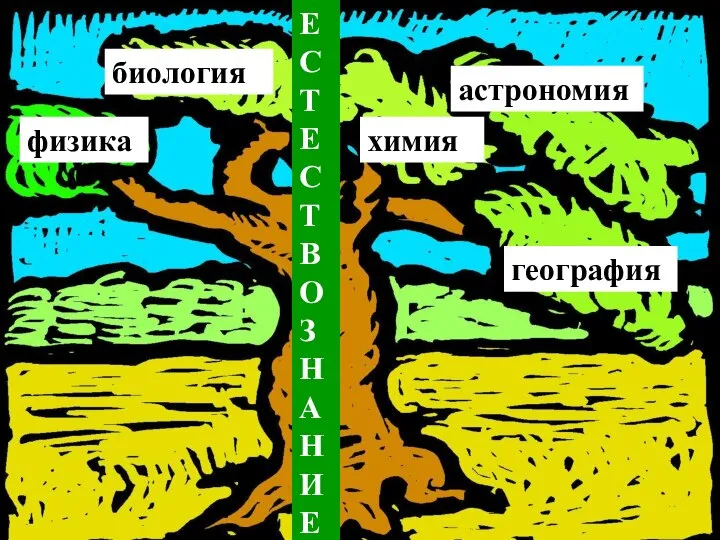 ЕСТЕСТВО З НАНИЕ физика химия биология астрономия география