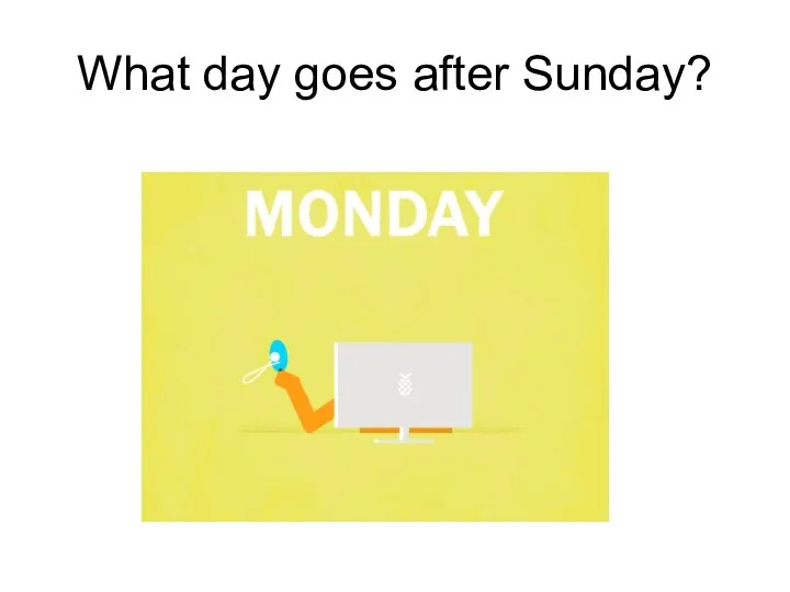 What day goes after Sunday?