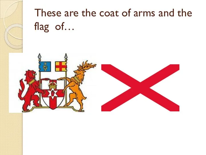 These are the coat of arms and the flag of…