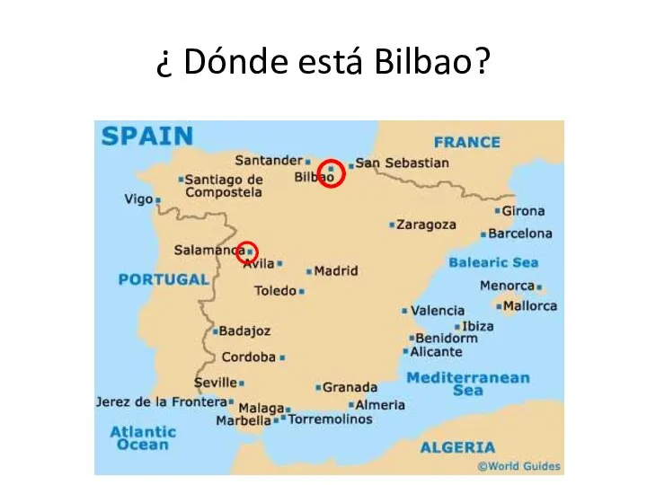 ¿ Dónde está Bilbao?