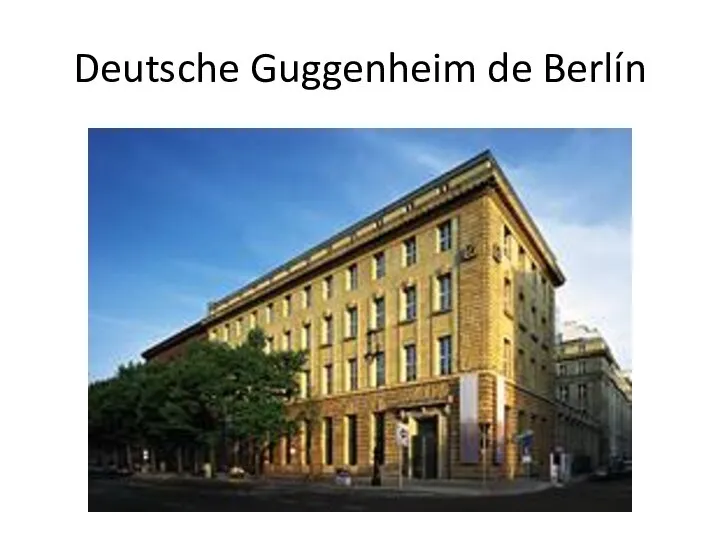 Deutsche Guggenheim de Berlín