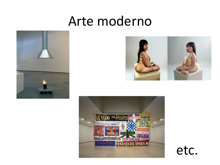 Arte moderno etc.