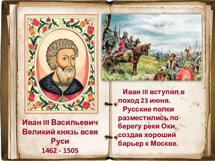 Иван III Васильевич Великий князь всея Руси 1462 - 1505 Иван III