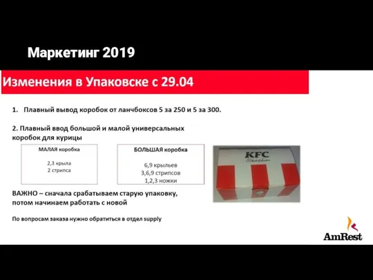 Маркетинг 2019