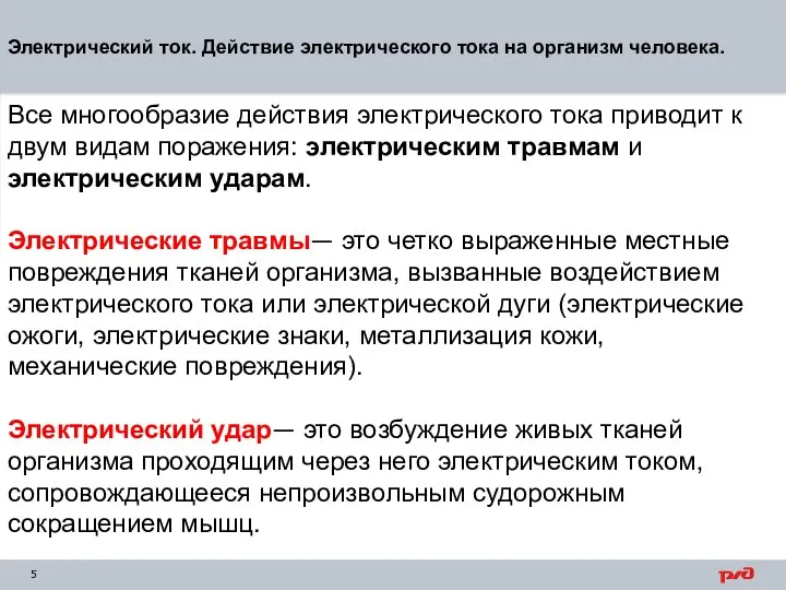 Электрический ток. Действие электрического тока на организм человека. Все многообразие действия электрического