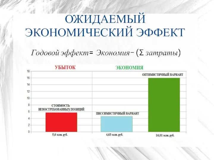 ОЖИДАЕМЫЙ ЭКОНОМИЧЕСКИЙ ЭФФЕКТ