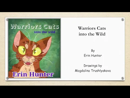 Warriors Cats into the Wild By Erin Hunter Drawings by Magdalina Trushlyakova