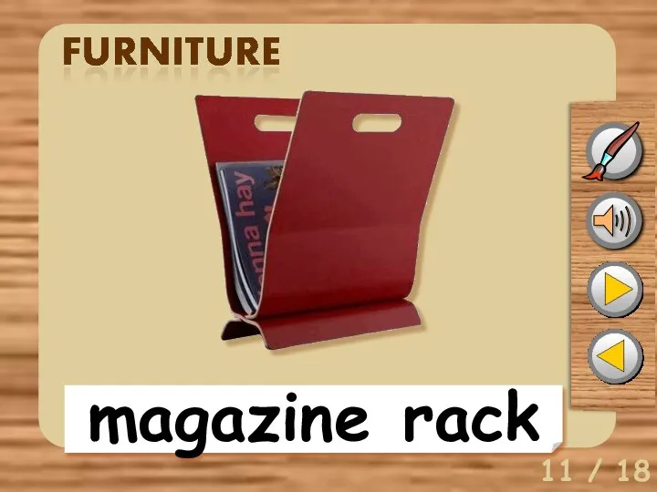 11 / 18 magazine rack