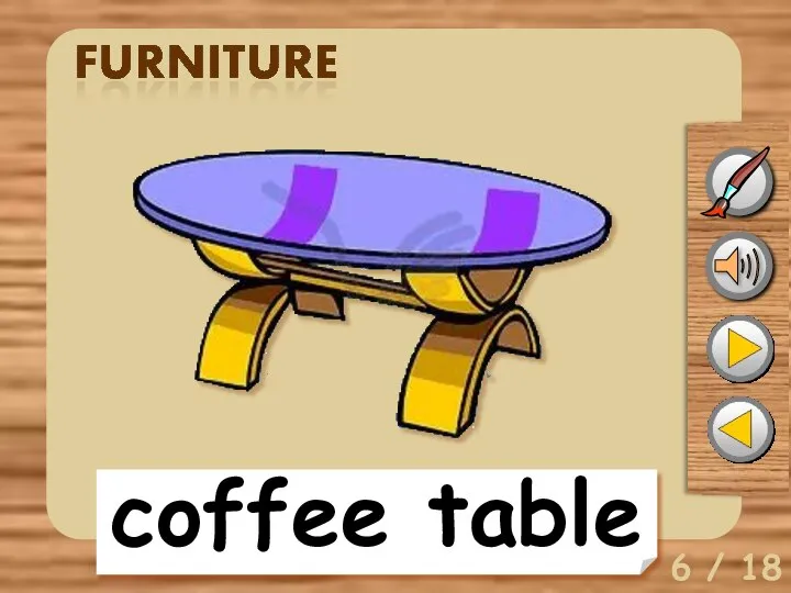 6 / 18 coffee table