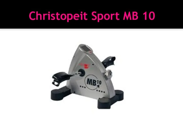 Christopeit Sport MB 10