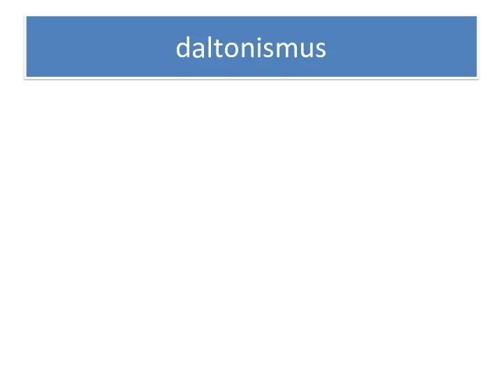 daltonismus