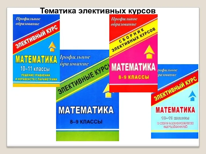 Тематика элективных курсов