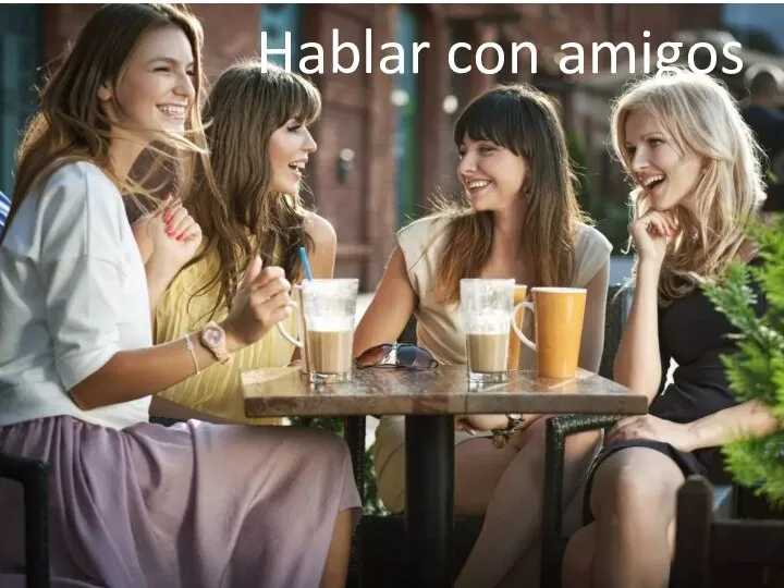 Hablar con amigos