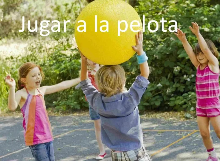 Jugar a la pelota