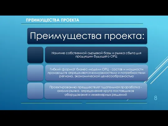 ПРЕИМУЩЕСТВА ПРОЕКТА