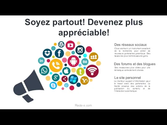 Soyez partout! Devenez plus appréciable! Des réseaux sociaux C’est vraiment un instrument