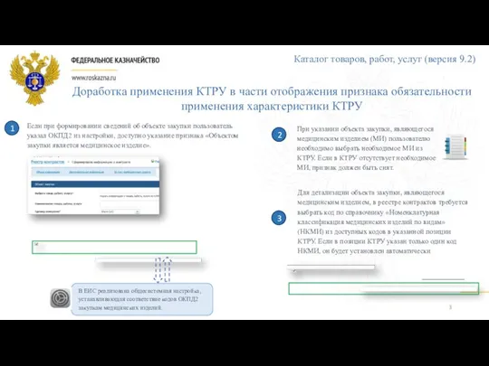 Доработка применения КТРУ в части отображения признака обязательности применения характеристики КТРУ В