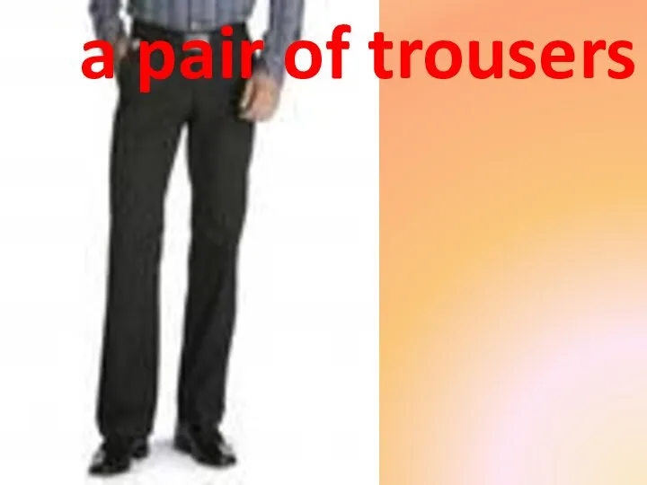 a pair of trousers