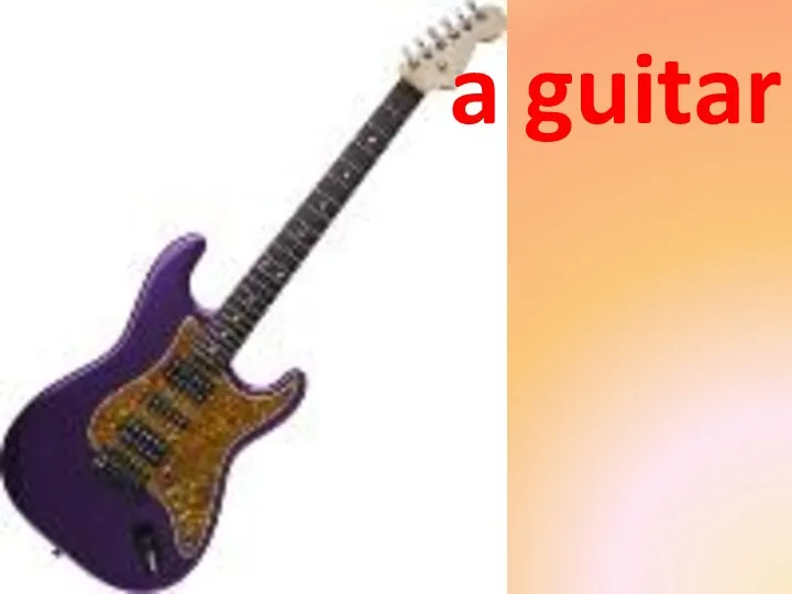 a guitar