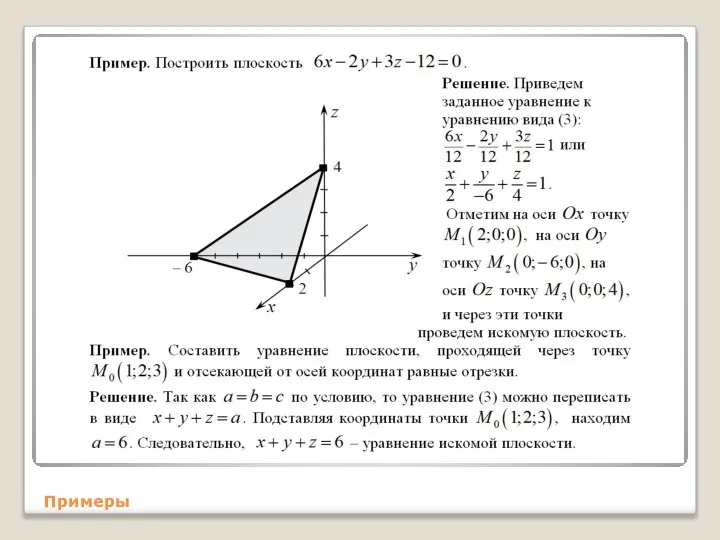 Примеры