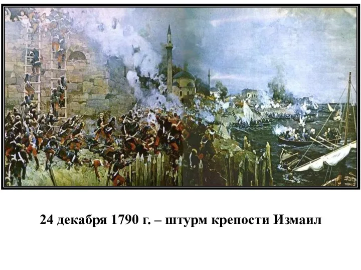 24 декабря 1790 г. – штурм крепости Измаил