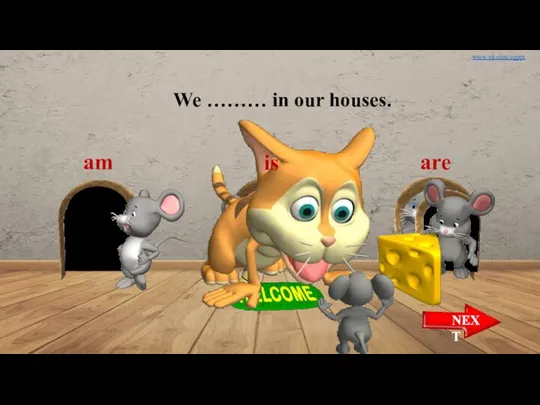 am is are We ……… in our houses. www.vk.com/egppt