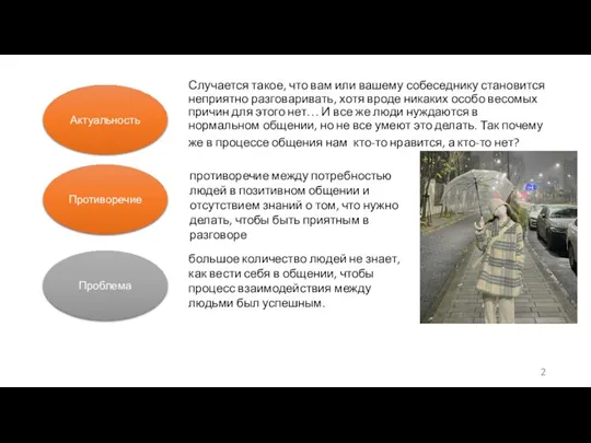 Случается такое, что вам или вашему собеседнику становится неприятно разговаривать, хотя вроде