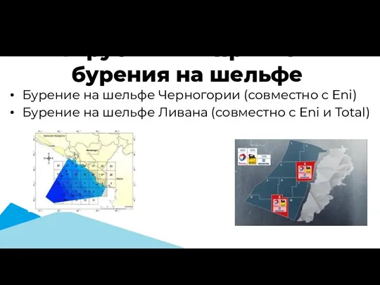 Зарубежные проекты бурения на шельфе Бурение на шельфе Черногории (совместно с Eni)