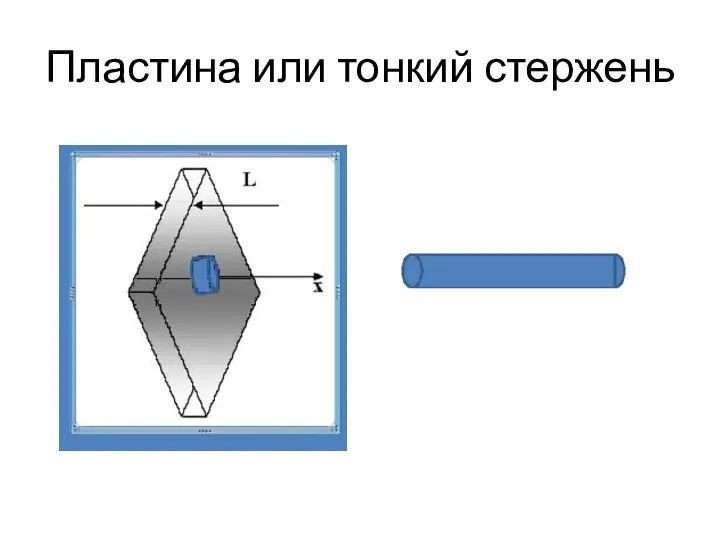 Пластина или тонкий стержень