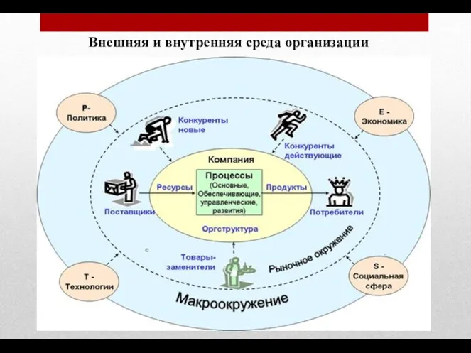 Внешняя и внутренняя среда организации