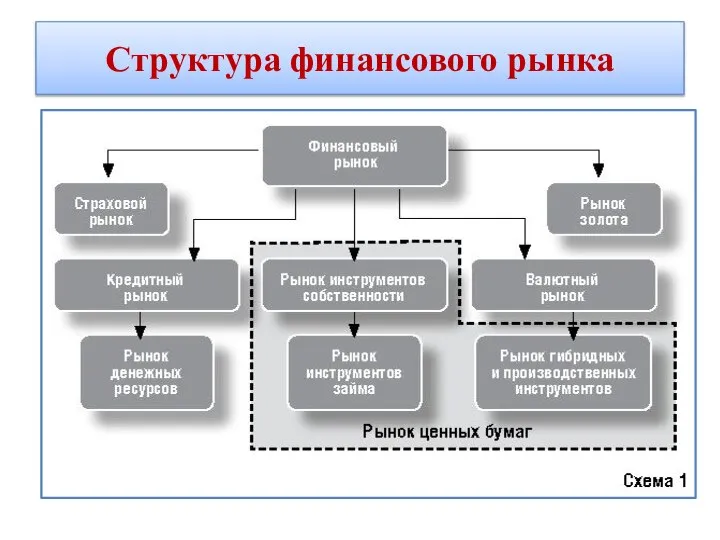 Структура финансового рынка