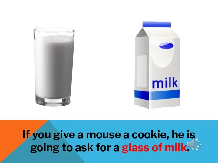 If you give a mouse a cookie, he is going to ask
