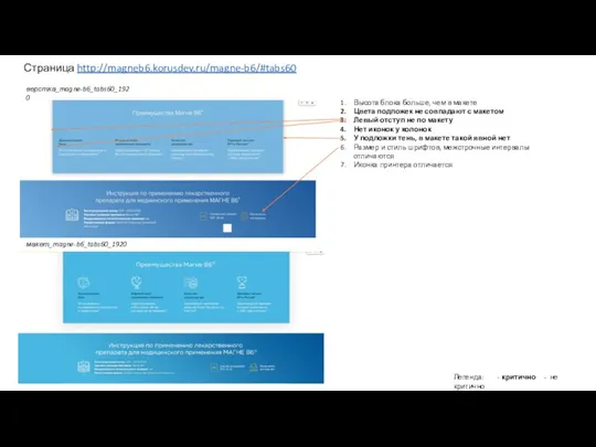 Страница http://magneb6.korusdev.ru/magne-b6/#tabs60 верстка_magne-b6_tabs60_1920 макет_magne-b6_tabs60_1920 Высота блока больше, чем в макете Цвета подложек