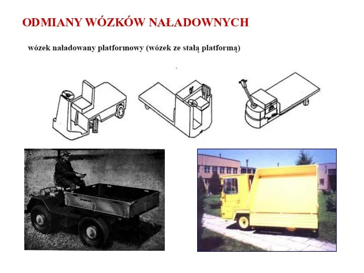 ODMIANY WÓZKÓW NAŁADOWNYCH