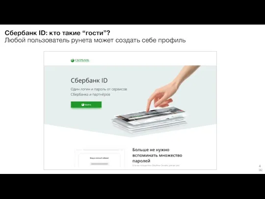 Сбербанк ID: кто такие “гости”? Любой пользователь рунета может создать себе профиль ￼